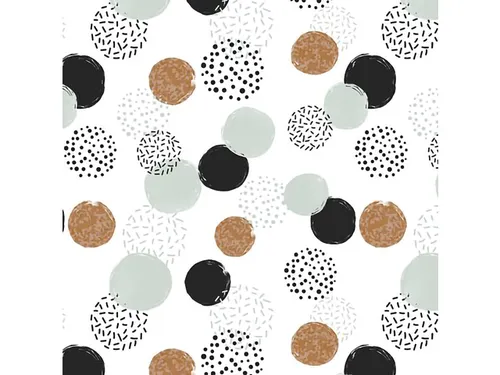 Toonbankrol Kangaro papier dots wit 80 grams 50 cm breed 200 meter