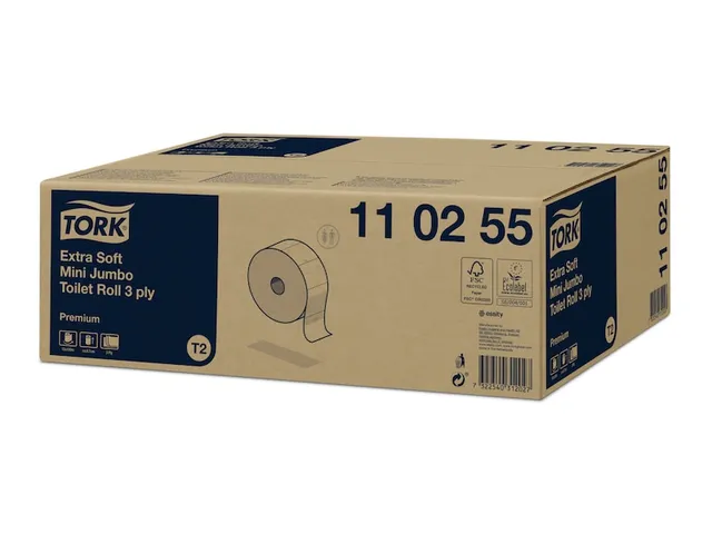 Toiletpapier Tork T2 Jumbo 110255 3-laags 120m 600 Vel Pallet