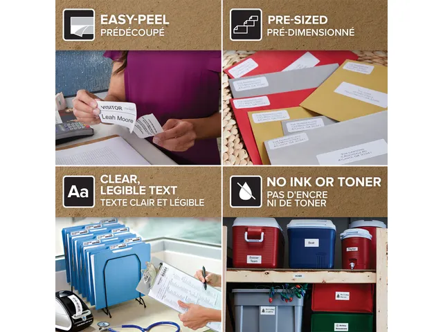 Etiket Dymo LabelWriter naamkaart 54x101mm 6 rollen á 220 stuks wit