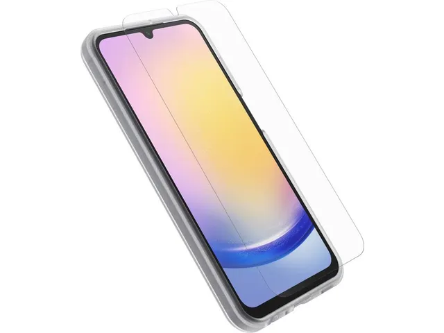 React Case + Screen Protector Samsung Galaxy A25 5g transparant