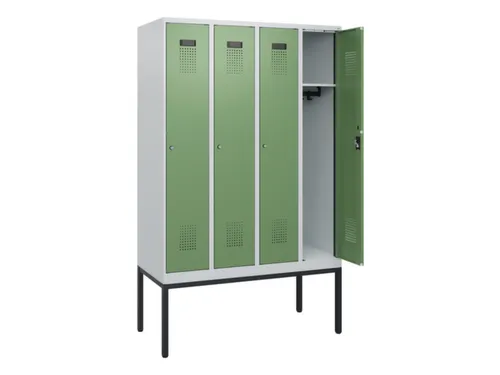 schoollocker,HxBxD 1950x1200x500mm,4vak,vak B 300mm,cil.-slot