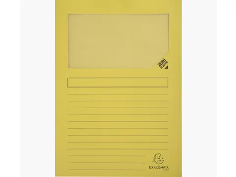 Venstermap Exacompta Forever L-map 120gr karton Geel