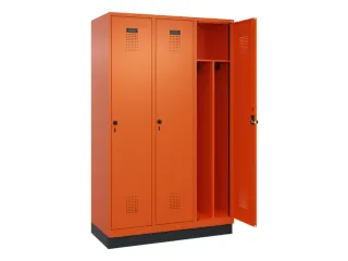 locker voor scheiding van kleding,HxBxD 1950x1200x500mm,3vak - 1
