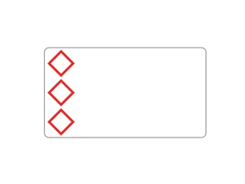 Brother LTZ12055F3PI, Wit, Rood, Rechthoek, 85 mm, 55 mm, 350 stuk(s)