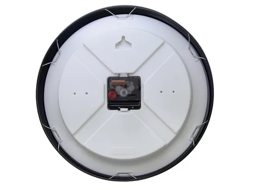 Wandklok NeXtime Berlin 30cm wit aluminium