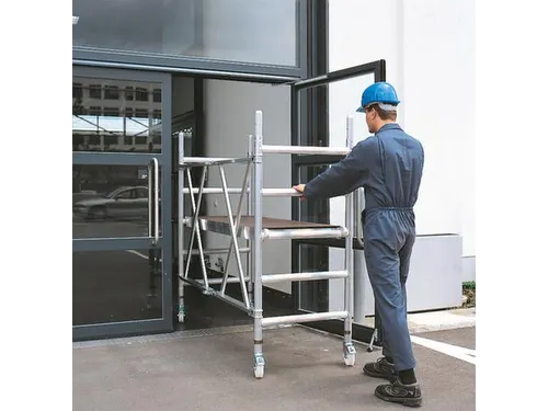 Vouwsteiger Aluminium H 2.95m Steigerafmetingen Hxbxd 1.65x0.75x1.80m