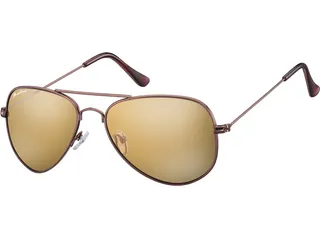 Zonnebril Montana met Revo bruin glas en metalen pootje koffiekleur - 2