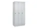 locker voor scheiding van kleding,HxBxD 1950x900x500mm,3vak
