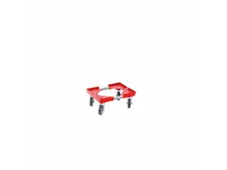 Dolly,Draagverm. 300Kg,Platform Open,Staalplaat,M. Kunststof Hoeken