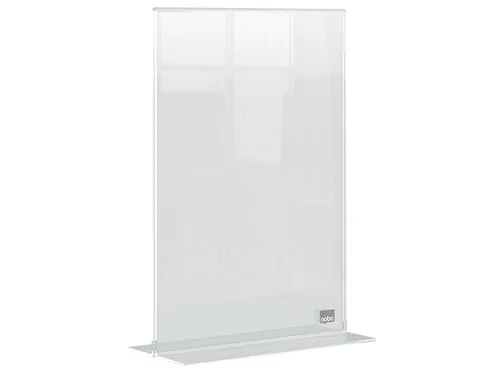 Infobord Nobo Premium Plus A5 acryl vrijstaand
