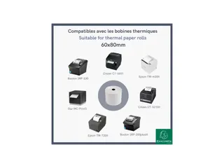 Exacompta Kassarol 60mmx80mmx12mmx76m - 8