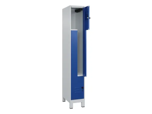 Z-garderobekast,HxBxD 1950x300x500mm,vak B 150/300mm,draaigrendel