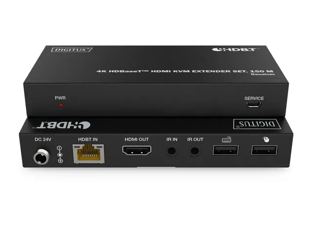 DIGITUS 4K HDBaseT HDMI KVM Extender Set 150 meter