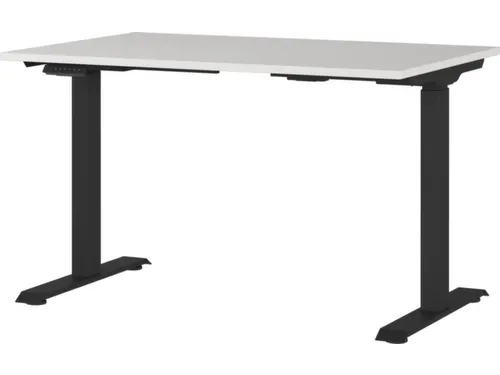 Elektrisch ihv bureau,HxBxD 720-1200x1200x800mm,blad lichtgrijs