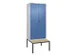 locker voor scheiding van kleding,HxBxD 2120x800x815mm,2vak