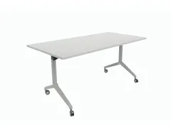 Schaffenburg Klaptafel 140x80cm Blad Krijtwit 25mm Frame Alu