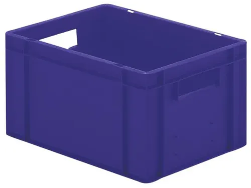 Euronorm-stapelbak 19l 210x400x300mm Wanden/bodem Gesloten Blauw