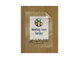 Legamaster Magic-Chart Clearboard Folie 60x80cm Transparant 25 vel - 8