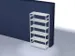 rayonnage modulaire,rayonnage départ,HxlxP 2500x1360x535mm