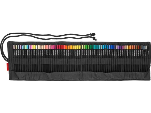 Kleurpotlood Faber-Castell Black Edition 72 stuks in roletui zwart