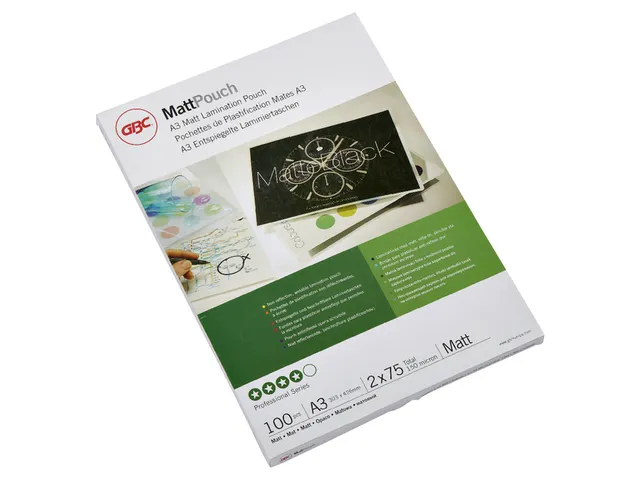 Lamineerhoes GBC A3 2x75micron mat 100stuks
