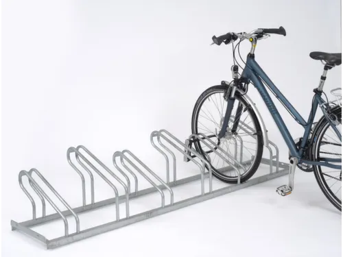 Fiets-Beugelrek L 2100Mm 6Plaatsen Enkelzijdig Gelast Verzinkt