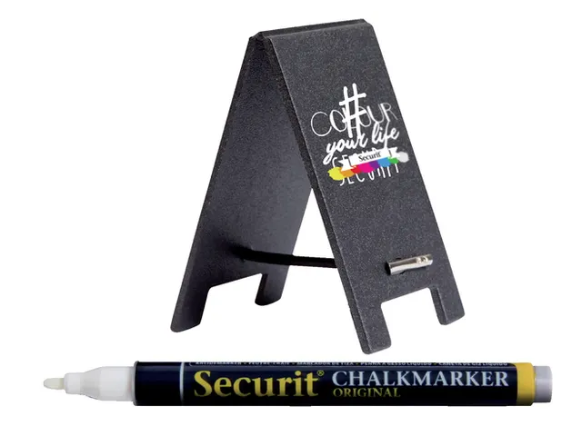Ardoise de table Securit Mini set 5 pièces noir