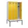 locker met bank,HxBxD 2120x1200x815mm,4vak,vak B 300mm,cilinderslot