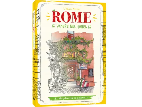 Kleurboek Urban Anna Rome is where my heart is 48 pagina's