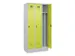 locker voor scheiding van kleding,HxBxD 1950x900x500mm,3vak