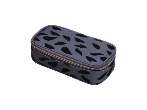 Etui leeg Walker Fame Ace Grey Leopard Light Grey Pencil Box FAME ACE