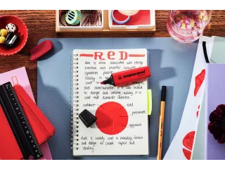 Markeerstift STABILO Boss 70/48 echt rood blister 1 stuk - 10