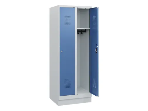 schoollocker,HxBxD 1630x600x500mm,2vak,vak B 300mm,cil.-slot,sokkel