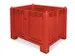 Stapelcontainer Pp Hxbxd 850x1200x800mm 550 Liter 4Poten Rood