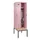 locker met bank,HxBxD 2120x600x815mm,2vak,vak B 300mm,draaigrendel
