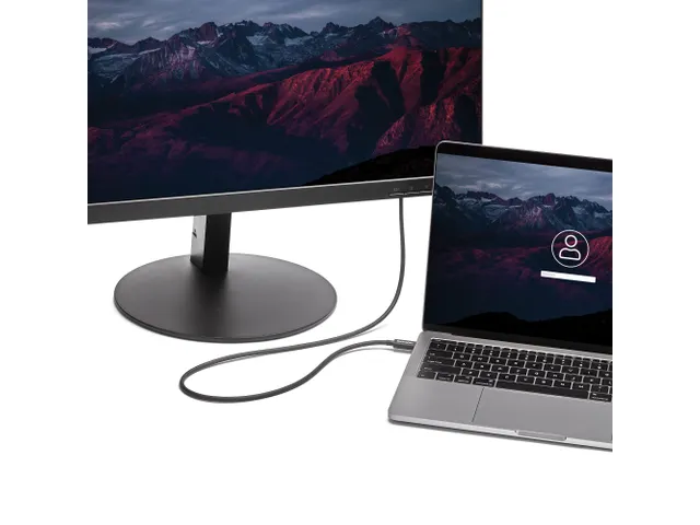 1 meter Thunderbolt 3 kabel 20Gbps 100W Power Delivery en 4K video