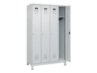 locker,HxBxD 1950x1200x500mm,4vak,vak B 300mm,cil.-slot,voeten - 2