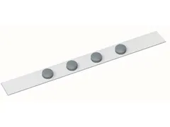 metaalstrip MAULstandard, ft 1 m, incl. 4 magneten