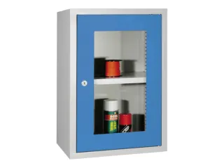 Hangkast 600x400x300mm Achterwand Glad Ral 7035 Front Ral 5012 - 2