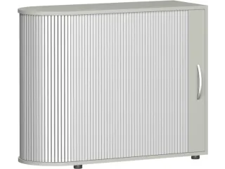 jaloeziedeurkast,HxBxD 830x1000x400mm,1xhouten vloer,2 OH,romp RAL7035 - 1