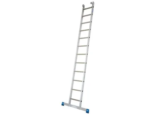 schuifladder,2x12,sporten,balk L 3,55-6,05m,2-dlg.,aluminium