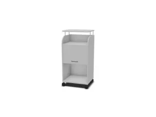 caddy,HxBxD 1130x550x470mm,3niveaus,1kasten,MP-lichtgrijs - 1