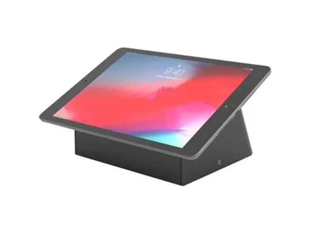 Magnetix Secured Tablet Capsule Zwart Bureausteun