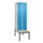 locker met bank,HxBxD 2120x600x815mm,2vak,vak B 300mm,draaigrendel