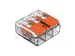 Compacte Verbindingsklem 3 x 0.2 - 4mm² Voor Alle Kabelsoorten