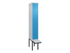 locker voor scheiding van kleding,HxBxD 2120x300x815mm,1vak