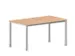 In hoogte verstelbaar bureau,HxBxD 720-840x1400x800mm,NE-esdoorn