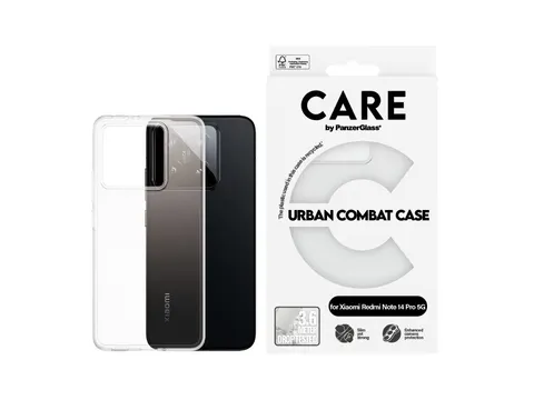 PanzerGlass CARE by Urban Combat Case Transparent Xiaomi Redmi N