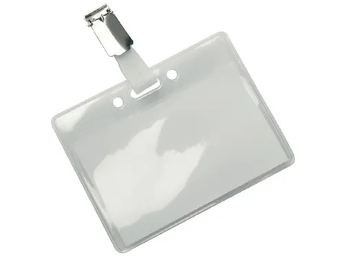 Badge Europel met strip en clip 90x60mm