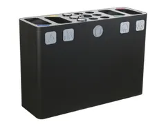 Afvalverzamelstation,3X100L,Romp Wit
